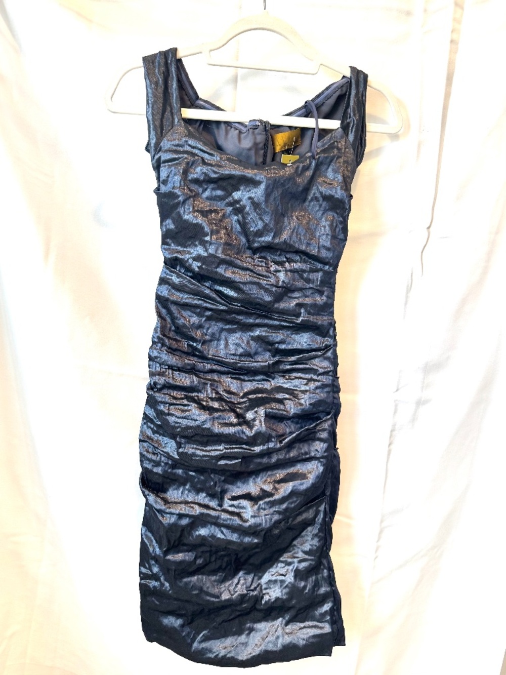 Nicole Miller size 6 navy cocktail dress